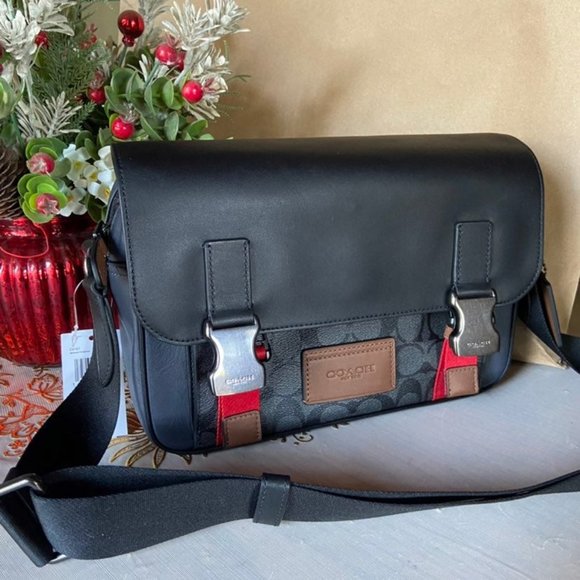 track crossbody in colorblock